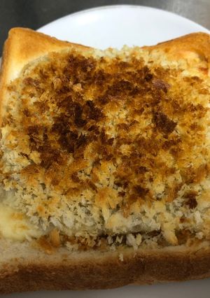 残りカレーで！カレーパン風トースト！-レシピのメイン写真