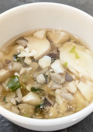 【離乳食】絹豆腐としめじのとろとろあん-レシピのメイン写真