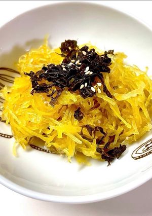 ソーメンかぼちゃとキクラゲの和え物-レシピのメイン写真