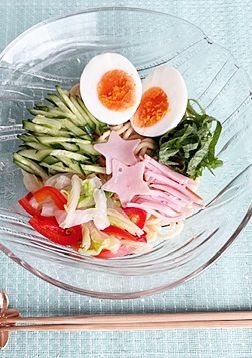 七夕風 彩りさっぱり冷麺-レシピのメイン写真