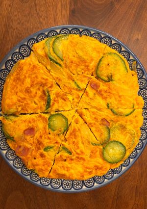 ズッキーニのスパニッシュオムレツ-レシピのメイン写真