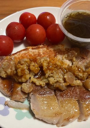マジでうまいプレート（豚肉ステーキ）-レシピのメイン写真