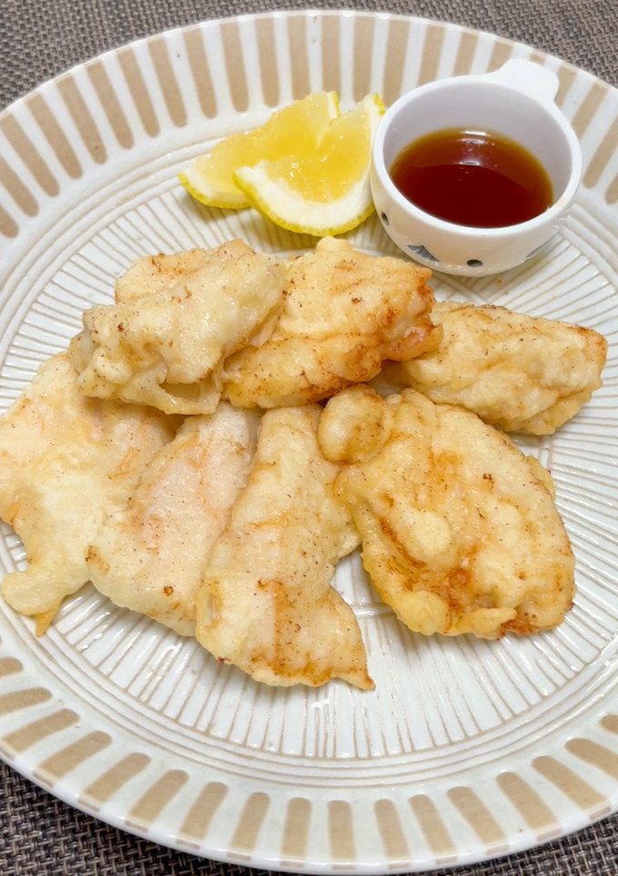 【とり天】鶏むね肉で簡単！衣サクサク！-レシピのメイン写真