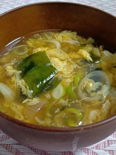 簡単❣ ふわふわ卵わかめスープ-レシピのメイン写真