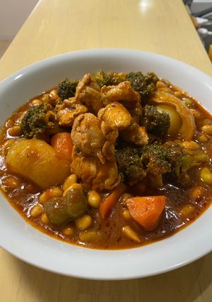 大豆と鷄手羽のナポリタン煮込み-レシピのメイン写真