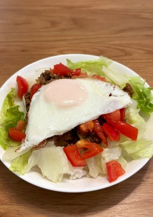 お昼に簡単タコライス🍅-レシピのメイン写真