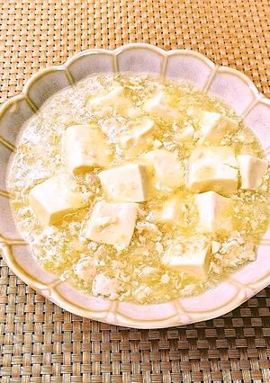 😊子供も食べれらる💕簡単♪辛くない白い麻婆豆腐😊-レシピのメイン写真