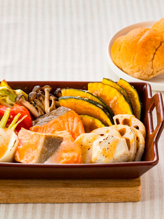 鮭と彩り野菜のオーブン焼き-レシピのメイン写真