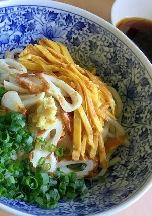 焼きちくわと薄焼き卵のさっぱりうどん-レシピのメイン写真