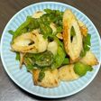 ちくわとピーマンの白だし炒め