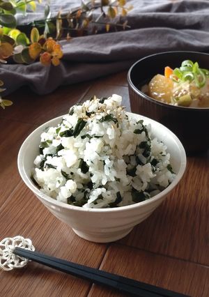 学校給食再現☆簡単わかめご飯。-レシピのメイン写真