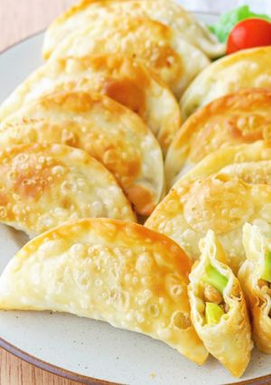 簡単おつまみ♡アボカド納豆チーズ餃子-レシピのメイン写真