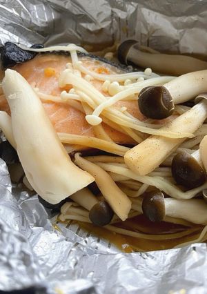 鮭ときのこのホイル焼-レシピのメイン写真