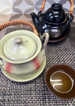 超至福のキャンプ飯！乾燥松茸の土瓶蒸し-レシピのメイン写真