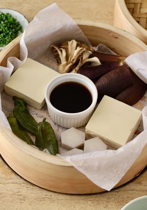 せいろで簡単おかず〜蒸し豆腐〜-レシピのメイン写真