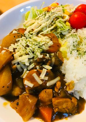 いろいろプラスカレー●チキンチーズカレー-レシピのメイン写真