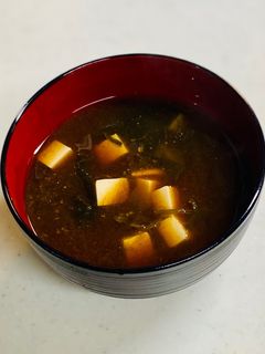 海藻味噌汁!-レシピのメイン写真