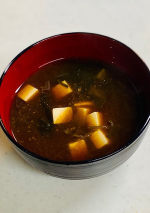 海藻味噌汁！-レシピのメイン写真