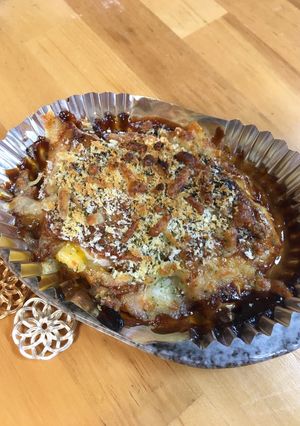 給食の「魚のみそマヨ焼き」♡野菜も一緒-レシピのメイン写真