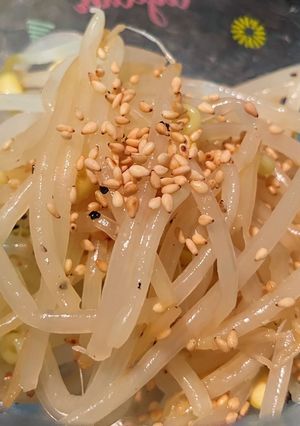 簡単！電子レンジで作る絶品もやしナムル☆-レシピのメイン写真