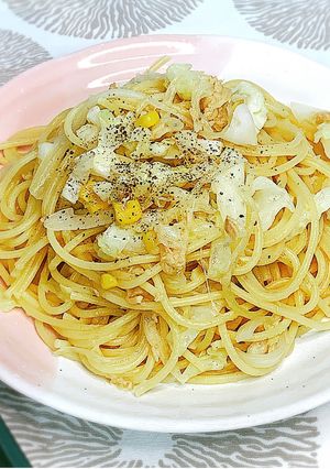 節約◎キャベツとツナの和風パスタ-レシピのメイン写真