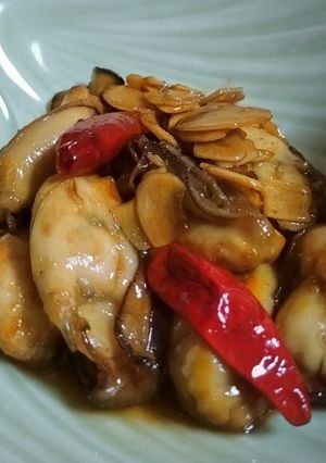 牡蠣（冷凍在庫）のピリ辛ソテー-レシピのメイン写真