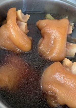 アイリスオーヤマ電気圧力鍋　豚足の旨煮-レシピのメイン写真