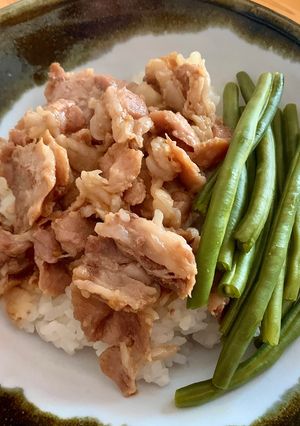 炊飯器で作る簡単豚丼-レシピのメイン写真