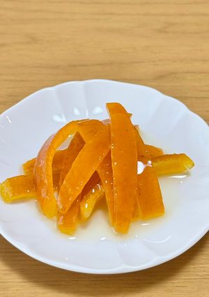 オレンジピール-レシピのメイン写真