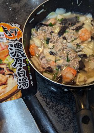 鍋キューブで、八宝菜-レシピのメイン写真