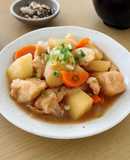 鶏ささみの肉じゃが