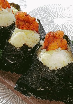 唐揚げカレーキャベツおにぎり-レシピのメイン写真
