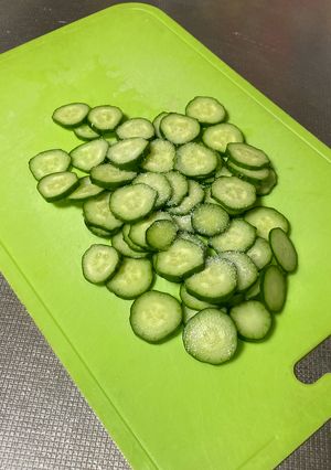 きゅうりの輪切り-レシピのメイン写真