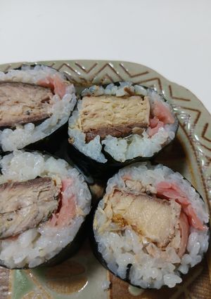梅酢と水煮缶で超簡単♪さば巻き寿司-レシピのメイン写真