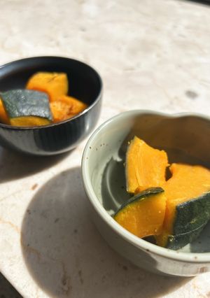 びっくり‼︎ レンチン塩かぼちゃ☆-レシピのメイン写真