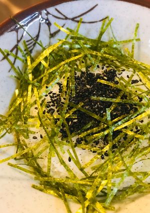 毎日のしろごはん●黒ゴマ海苔塩ごはん-レシピのメイン写真