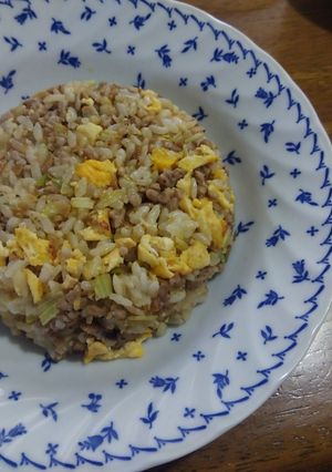 ニンニク醤油漬け激ウマ！豚ひきチャーハン-レシピのメイン写真