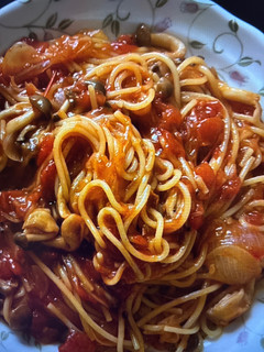 お鍋で一つでトマトパスタ-レシピのメイン写真