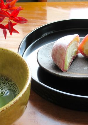 【 さつまいもクリーム大福 〗-レシピのメイン写真