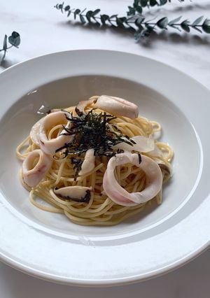 和風きのこイカパスタ-レシピのメイン写真