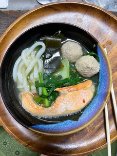 超簡単!和風鮭うどん-レシピのメイン写真