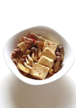 10分完成♪レンジで豚こまのピリ辛すき煮-レシピのメイン写真