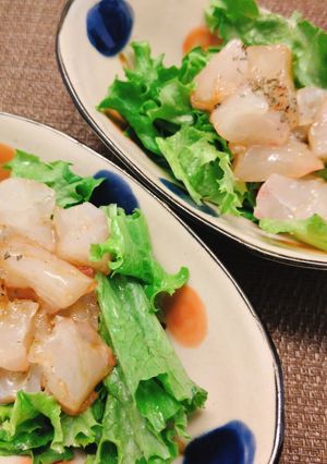 魚介のレタスサラダ-レシピのメイン写真