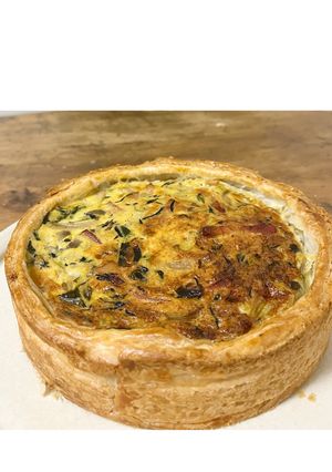 ほうれん草とひじきの豆乳キッシュ-レシピのメイン写真