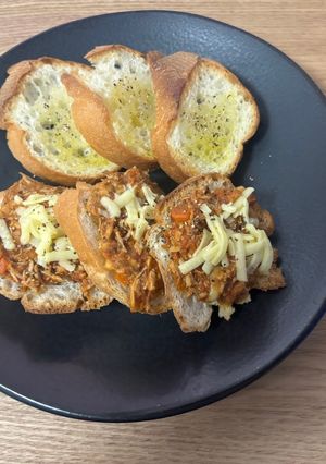 チキンソースのブルスケッタ-レシピのメイン写真
