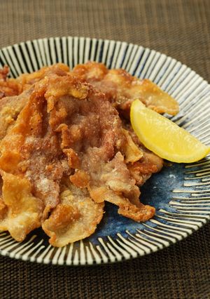 生姜焼き用のお肉deカリカリ豚唐揚げ-レシピのメイン写真