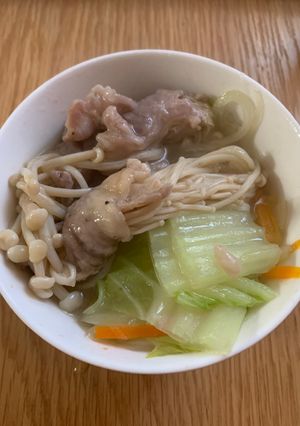 豚肉とえのきと白菜鍋-レシピのメイン写真