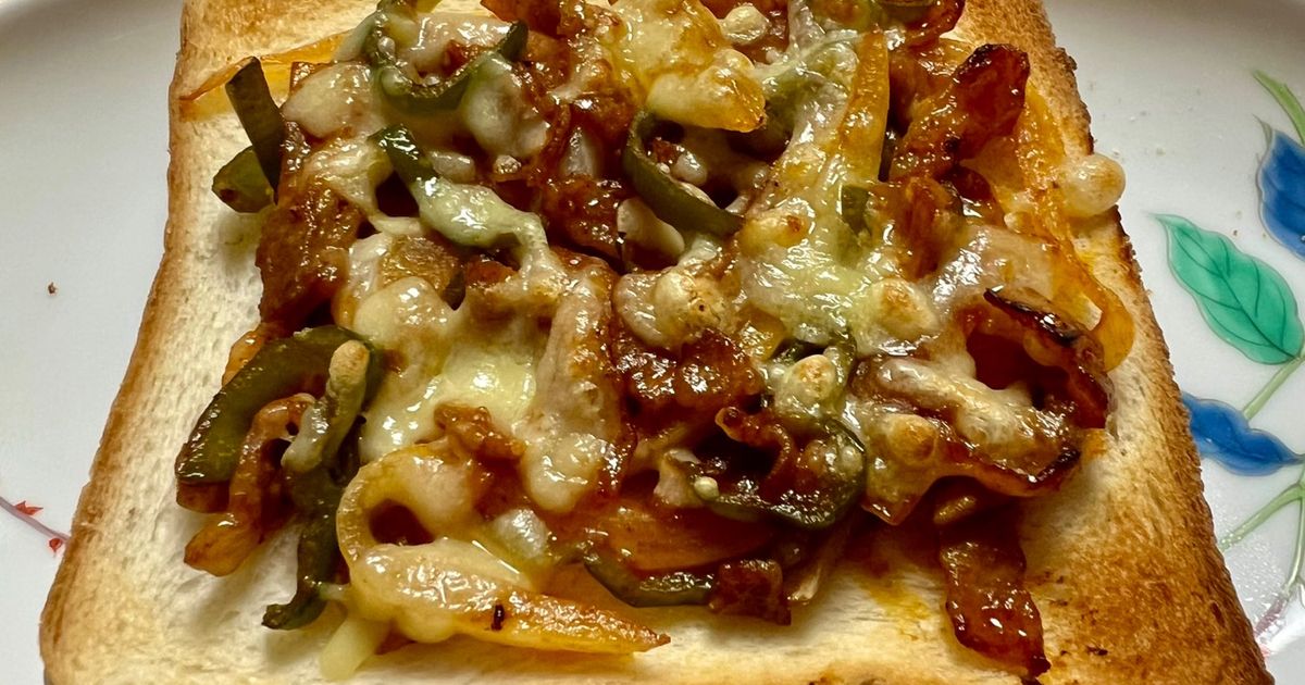 ぴざとーすと ピザトースト Japanese Pizza toast #yummy #homemade #healthy
