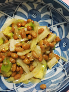 納豆とアボガドと新たまねぎの和え物-レシピのメイン写真