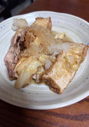 厚揚げと豚肉のおろしポン酢-レシピのメイン写真